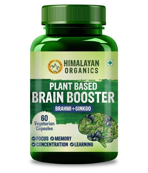 Himalayan Organics Plant Based Brain Booster 60 Nos Vitamins Capsule