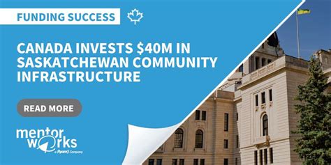 Canada Invests 40m In Saskatchewan Community Infrastructure