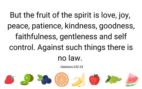 Fruit Of The Spirit Printable Bible Printable Instant Download
