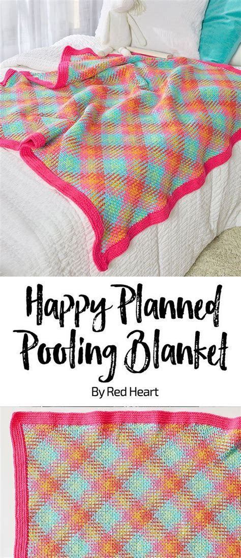 Happy Planned Pooling Blanket Free Crochet Pattern In Super Saver