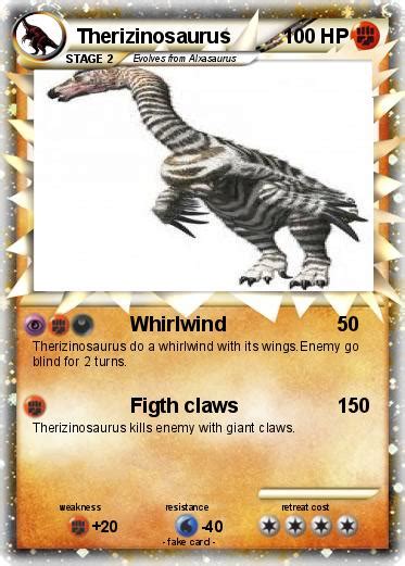 Pokémon Therizinosaurus 15 15 Whirlwind My Pokemon Card