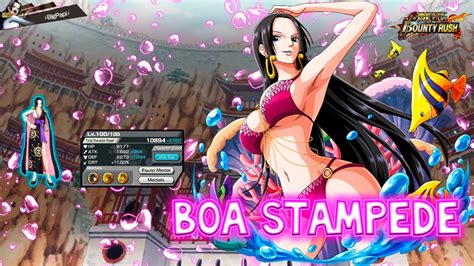Boa Hancock Stampede Gameplay One Piece Bounty Rush Youtube