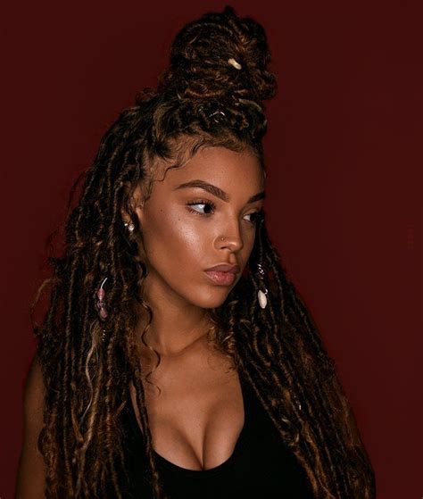 Faux Locs Hairstyles Girl Hairstyles Fashion Hairstyles Beautiful Hairstyles Afro Hair Style