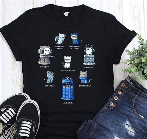 Tardis Cats Doctor Meow Doctor Who T Shirt
