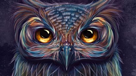 1920x1080 Owl Colorful Art 5k Laptop Full Hd 1080p Hd 4k Wallpapers