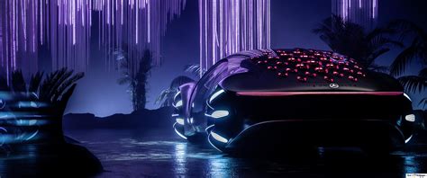 Mercedes Benz Vision Avtr Avatar Themed Concept Car 4k Wallpaper Download