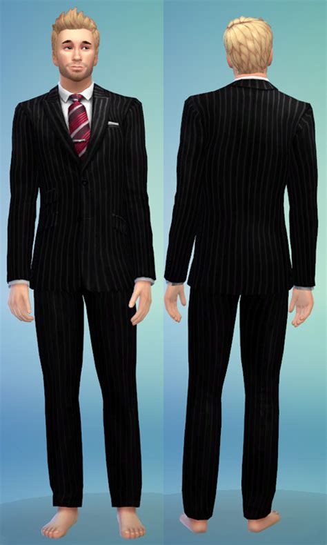 16 X Male Suits Shirts And Shoes The Sims 4 Catalog