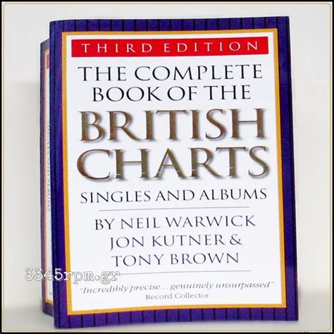 The Complete Book Of The British Charts 3rd Edition Music Book