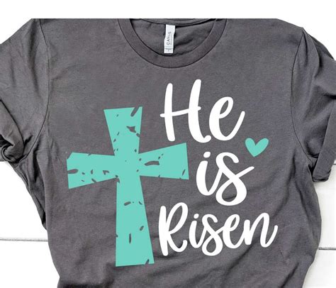 He is Risen Svg, He is Risen Easter shirt SVG, Easter Svg | Svg Hubs