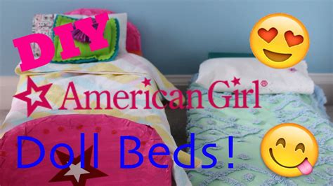 Diy American Girl Doll Bed Youtube