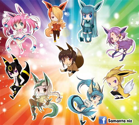 Eevee Evolutions Poster By Keitenstudio On Deviantart