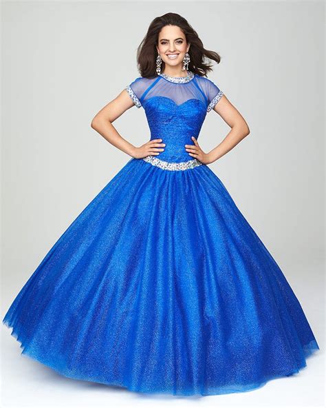 30 Vestidos De 15 Años Largos Y Cortos En Color Azul Ball Gowns