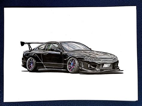 Vaporwave japan jdm car vehicle drift for motor race lovers drawing. Jdm paintings search result at PaintingValley.com