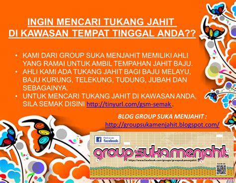 Oleh parlindungandiposting pada 9 desember 201926 oktober 2020. Group Suka Menjahit: INGIN MENCARI TUKANG JAHIT DI KAWASAN ...