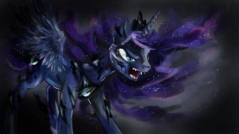 Image Princess Luna Transforming Into Nightmare Moon Wallpaper By