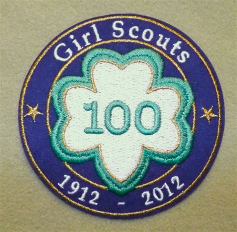 Pin On Girl Scout 100th Anniversary Patches