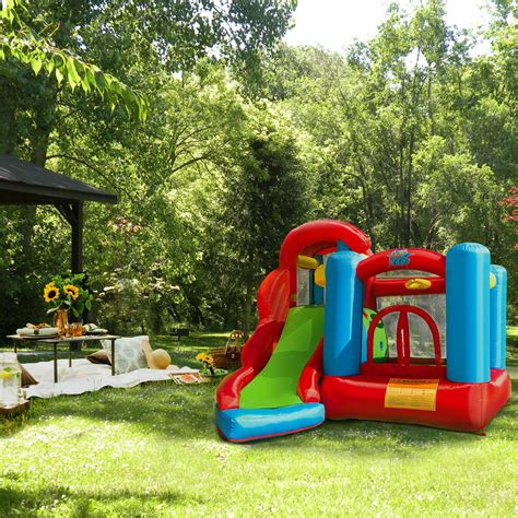 Inflatable Bounce House 6 In 1 Play Center Bouncing House Jump