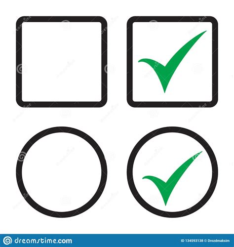 Ballot papers use check boxes — a box with a cross or tick — to denote a chosen candidate, party or measure. Tick Icon Vector Symbol, Checkmark Isolated.Checkbox Set ...