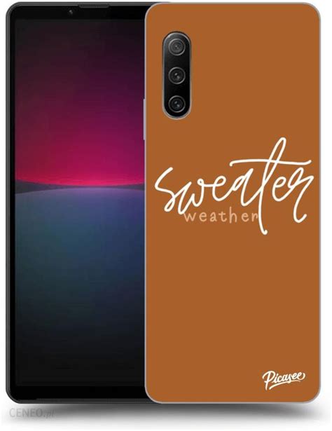 Picasee Silikonowe Przeźroczyste Etui Na Sony Xperia 10 Iv 5G Sweater