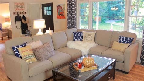 Should i put neon in my room? Decorating My Living Room For Fall - Fall Living Room Tour ...