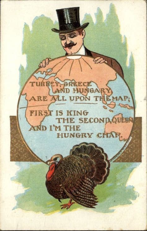 Nothing But Limericks Turkey Greece And Hungary Vintage Thanksgiving Limerick