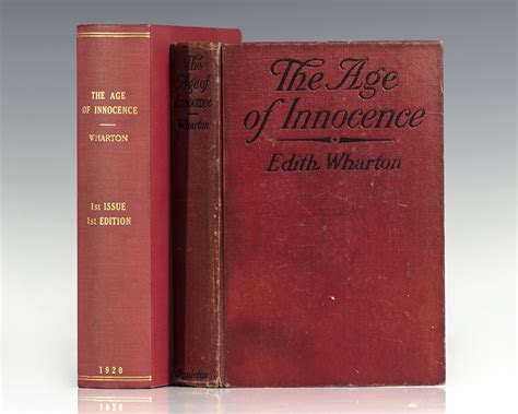 The Age Of Innocence By Wharton Edith 1920 Raptis Rare Books