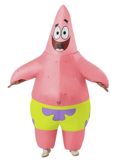 Spongebob Squarepants Patrick Star Adult Inflatable Costume Walmart