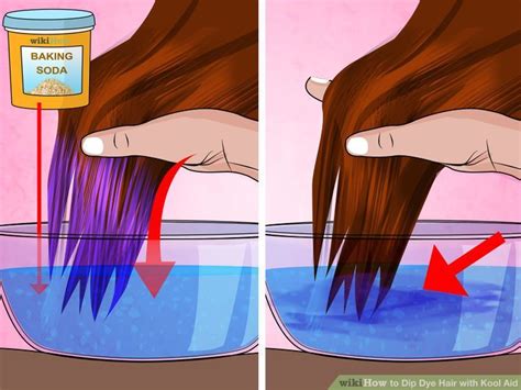 If to have blonde or light brown hair stick to the purples and blues. Dip Dye Hair with Kool Aid | Dip dye hair, Kool aid hair ...