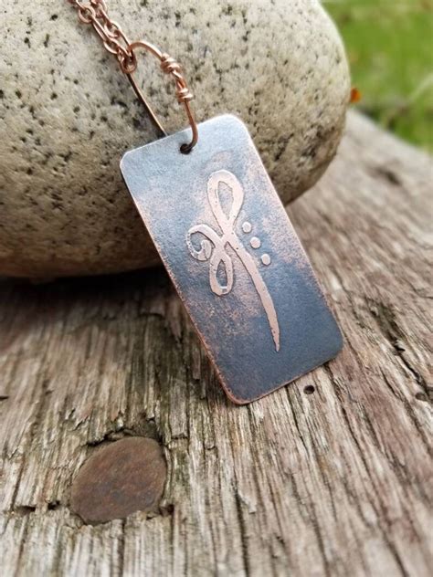 Celtic Symbol Of Strength And Perseverance In Etched Copper Etsy