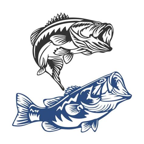 Bass Fish Svg Free File For DIY T Shirt Mug Decoration And