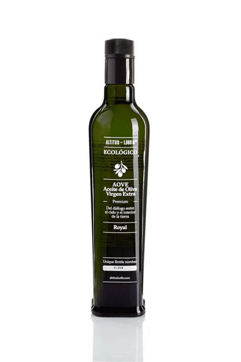 aceite de oliva virgen extra ecológico altitud1080 m royal de 500ml