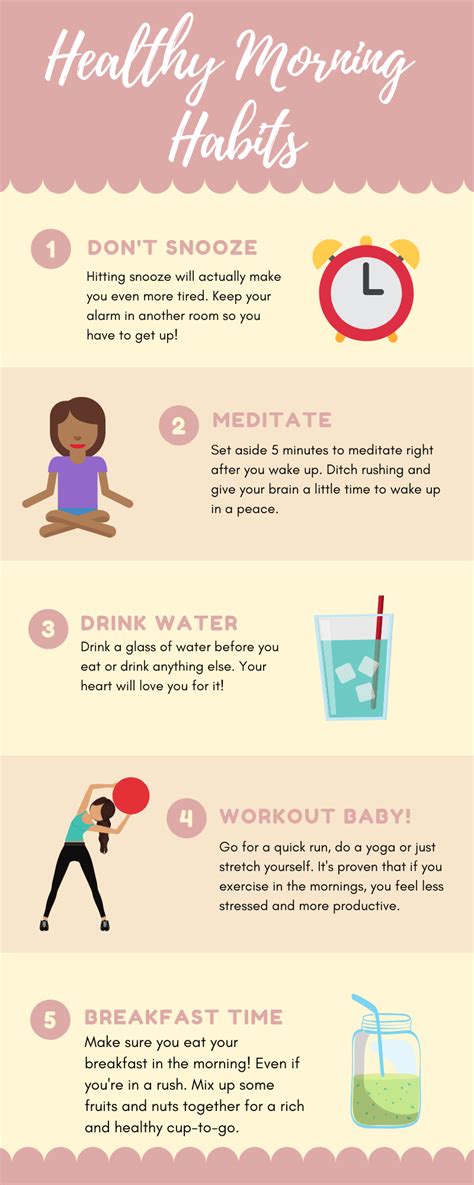5 Healthy Morning Habits Lifeincream Healthy Morning Habits