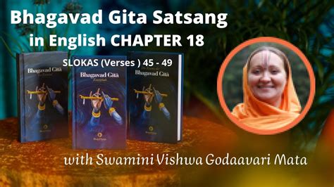 Bhagavad Gita Chapter 18th Slokas Verses 45 49 Youtube