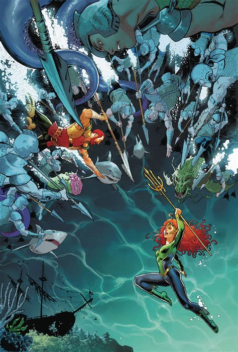Current Comic Book Art Mera Dc Comics Aquaman Comic Comic Books Art