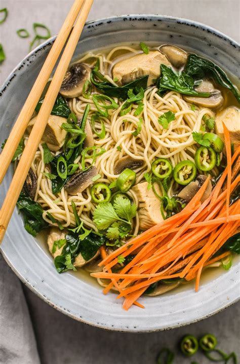 These fast and healthy instant pot chicken recipes will make dinner easier. Instant Pot Healthy Chicken and Spinach Ramen Noodle Bowl