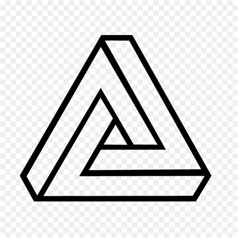 How To Draw Impossible Triangle Penrose Optical Illusion Drawing Images