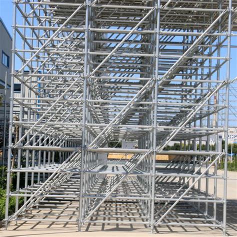 China Hot Dipped Galvanizing Ringlock Scaffolding System Building