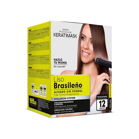 Placenta Life Keratimask Tratamiento Keratimask Kit De Alisado Liso