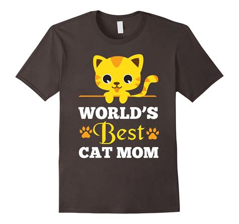 Worlds Best Cat Mom T Shirt Mothers Day Art Artvinatee