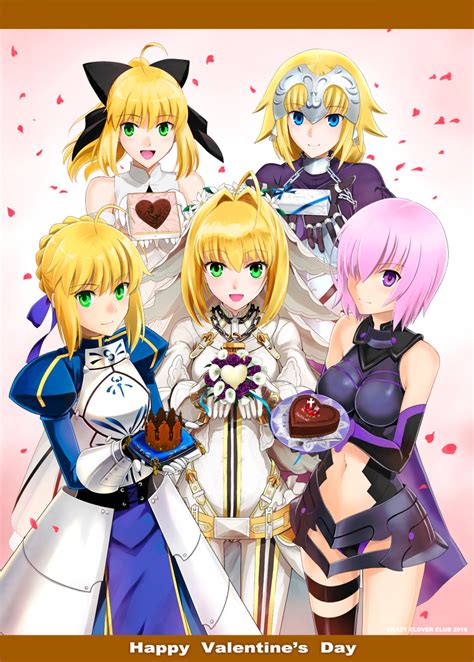 Artoria Pendragon Saber Mash Kyrielight Nero Claudius Jeanne D Arc