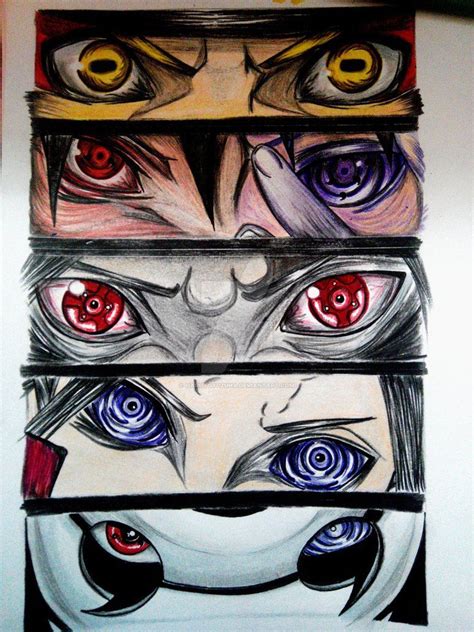 Naruto Eyes Fan Art Narutojulq