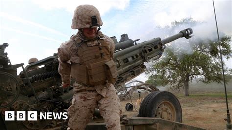 Is Conflict Us Sends Marines To Support Raqqa Assault Bbc News