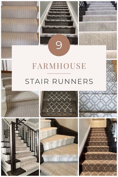 9 Favorite Farmhouse Stair Runners Entryway Ideas Country Farmhouse