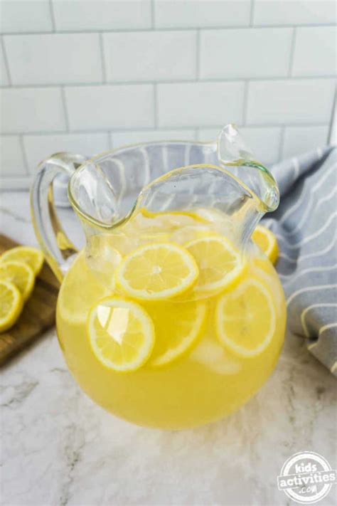 Absolute Best Lemonade Recipe Only 3 Ingredients Kids Activities Blog