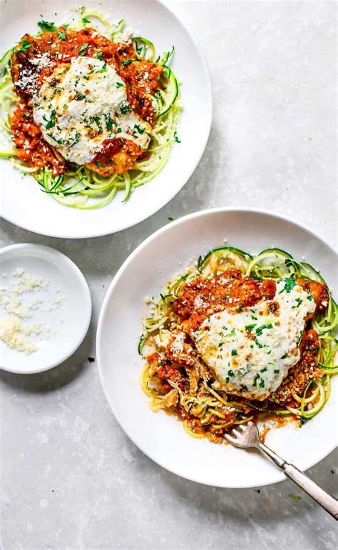 Garlic, oregano and lemon juice give spark to this memorable main dish. Healthy Chicken Parmesan Recipe in 20 Minutes - Appetizer Girl