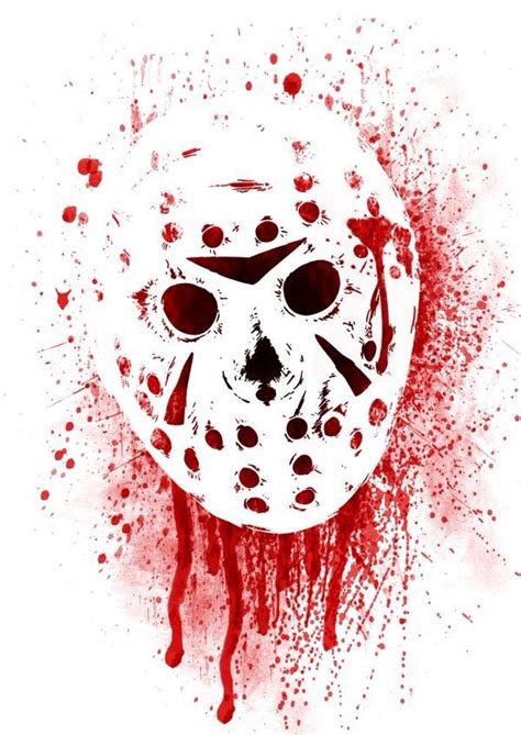 Friday The 13th Horror Movie Icons Jason Voorhees Wal