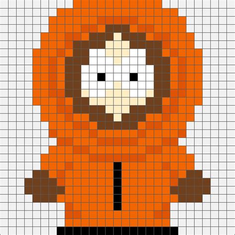 South Park Hama Perler And Cross Stich Designs Kyle Kenny Stan