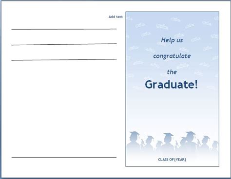 Ms Word Graduation Party Invitation Template Formal Word