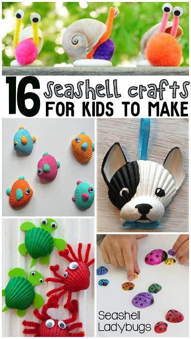 Adorable Seashell Craft Ideas For Kids Crafty Morning