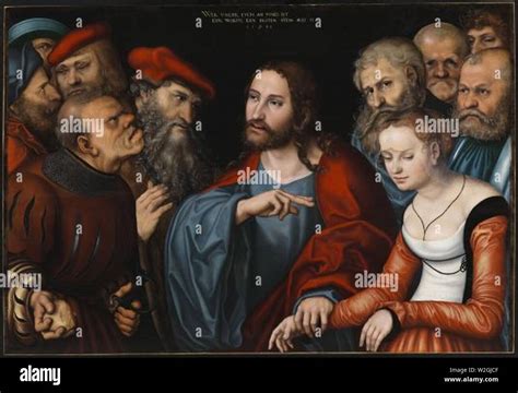 Christ With The Adulteress Hi Res Stock Photography And Images Alamy